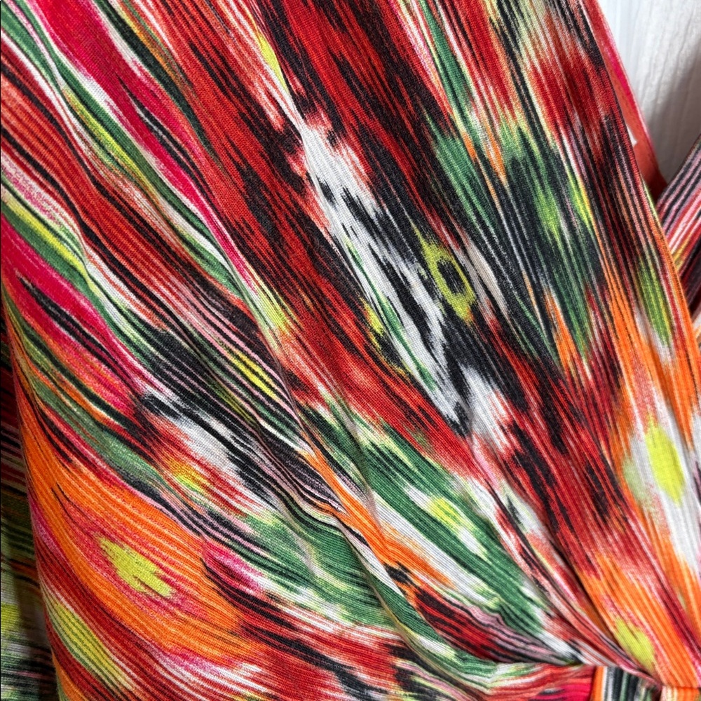 BOSTON PROPER GRECIAN INSPIRED KIMONO SLEEVE ONE SHOULDER STYLE DRESS SZ 10 - Picture 3 of 11